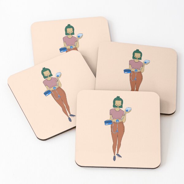 Item preview, Cute Girl With Feeding Tube (orange) designed and sold by misslovelymess.
