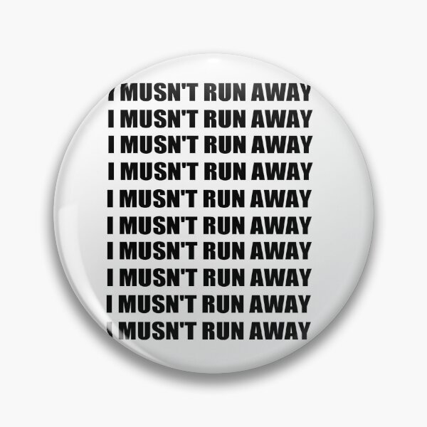 Item preview, I MUSN'T RUN AWAY - EVANGELION designed and sold by Euphoric-Nest.