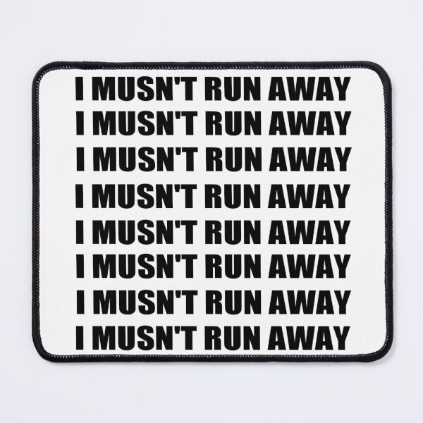 Item preview, I MUSN'T RUN AWAY - EVANGELION designed and sold by Euphoric-Nest.