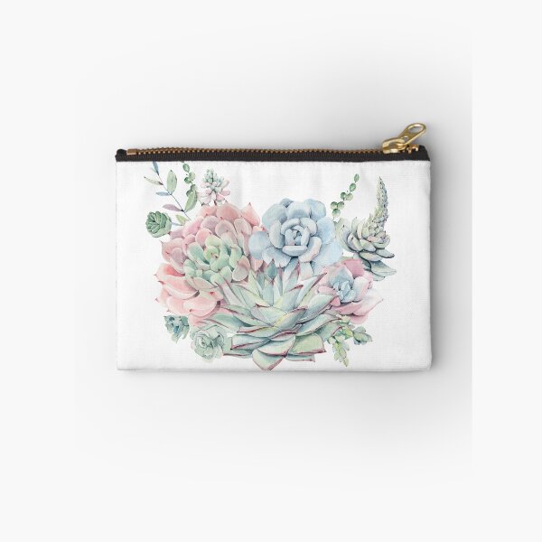 Item preview, Pretty Succulents Pink and Green Desert Succulent Illustration designed and sold by GlowinUp Shop.