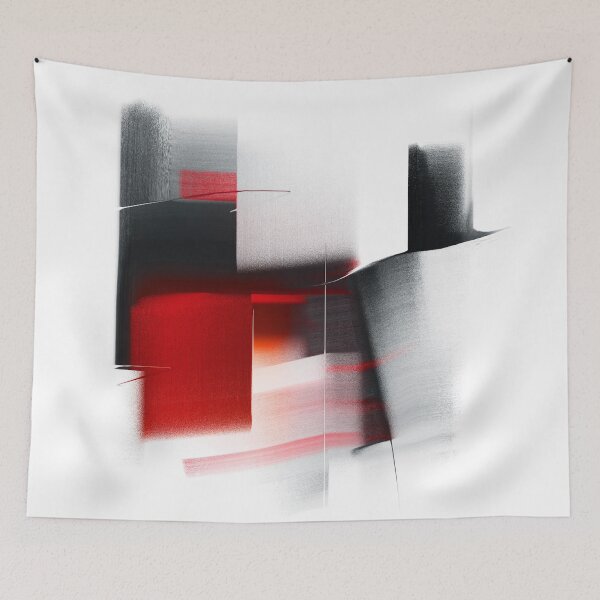 Item preview, abstraction  composition with black designed and sold by Teni.