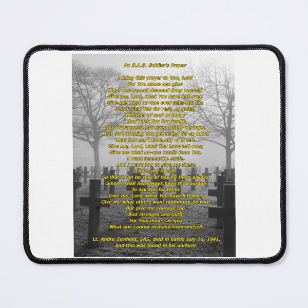 Item preview, S.A.S Soldier's Prayer designed and sold by demoman74.