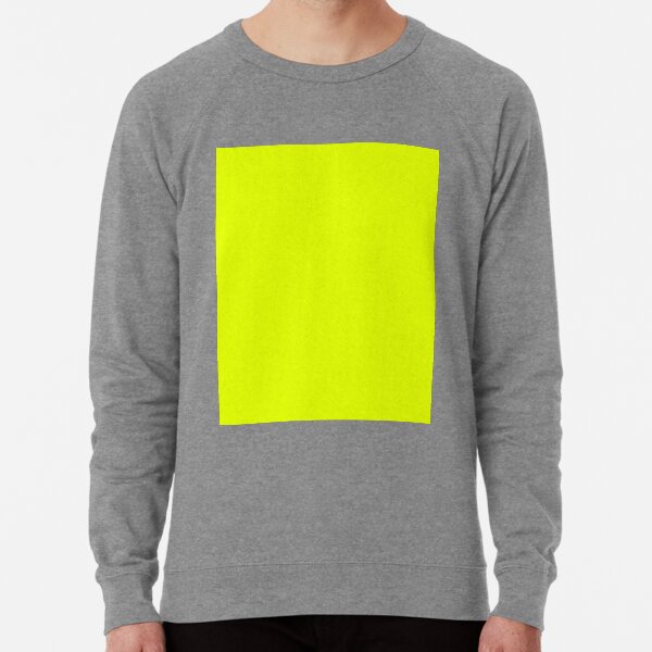 lemon yellow sweatshirt