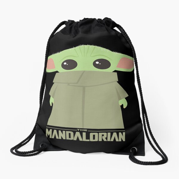 The Child Hidden Face Portrait Drawstring Bag