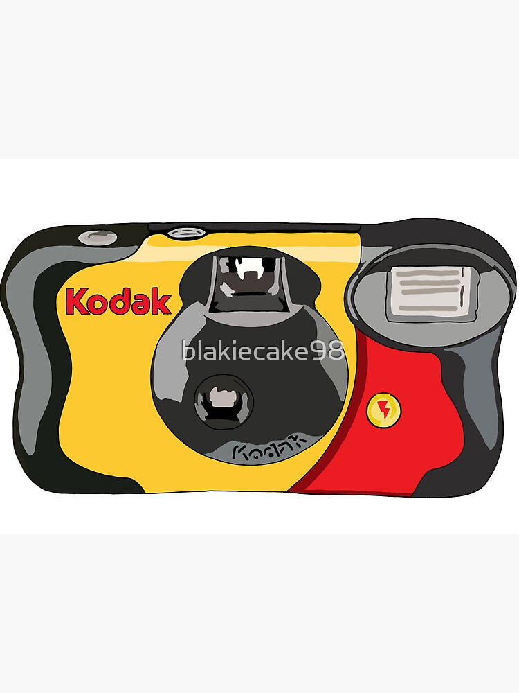 Kodak Disposable Camera Art Board Print for Sale by blakiecake98 Redbubble