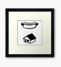 Ghostbusters Hotdog House Logo Framed Print