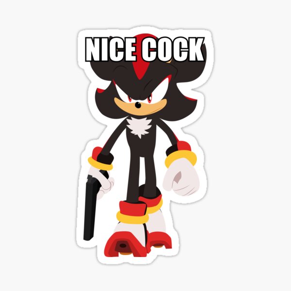 Shadow Meme Sticker Knock Knock It's Knuckles Sonic 