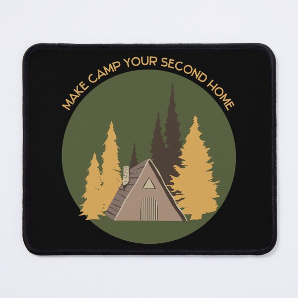 Item preview, Make Camp Your Second Home Custom Camp Camp Life Camping Friend Camping Lover Sticker designed and sold by lelaalicesr.