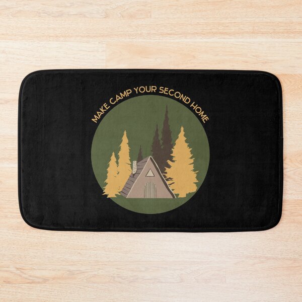 Item preview, Make Camp Your Second Home Custom Camp Camp Life Camping Friend Camping Lover Sticker designed and sold by lelaalicesr.