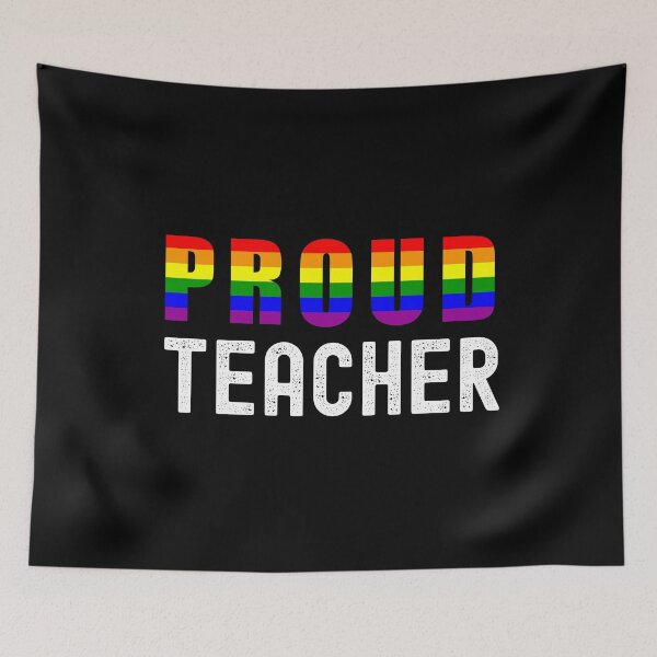 Item preview, Proud Teacher - Gay Pride Teacher, Gay Educator, LGBTQ Professor, Gay Teacher, Lesbian Teacher, Queer Educator, Gay Professor designed and sold by jadedscientist.