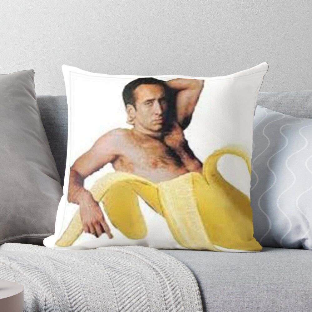 Nicolas Cage Pillow for Sale by Eliteink