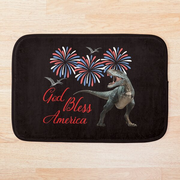 Item preview, Dinosaurios bajo fuegos artificiales. feliz 4 de julio designed and sold by JadedDesign.