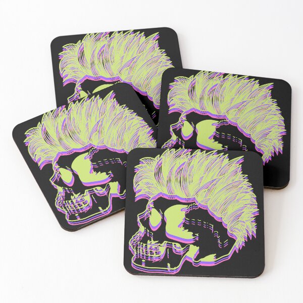 Item preview, Colorful Punk Rock Skull designed and sold by Constant Readers.