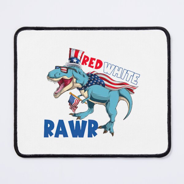 Item preview, 4th of July Red White Rawr designed and sold by EthelMonahan.