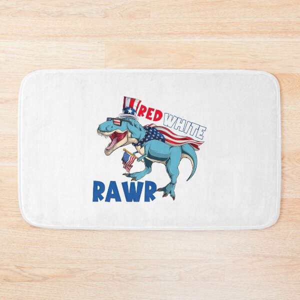 Item preview, 4th of July Red White Rawr designed and sold by EthelMonahan.
