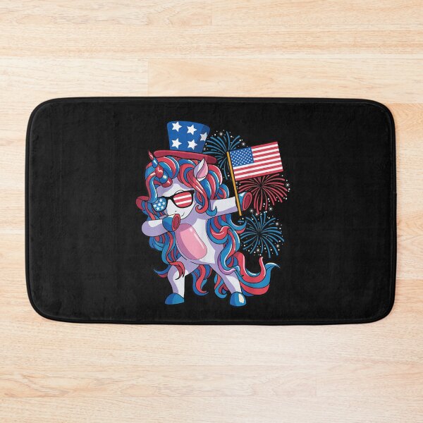 Item preview, 4th of July Unicorn Shirt Girls Kids Women American Dab T-Shirt designed and sold by Baron-Hagen.