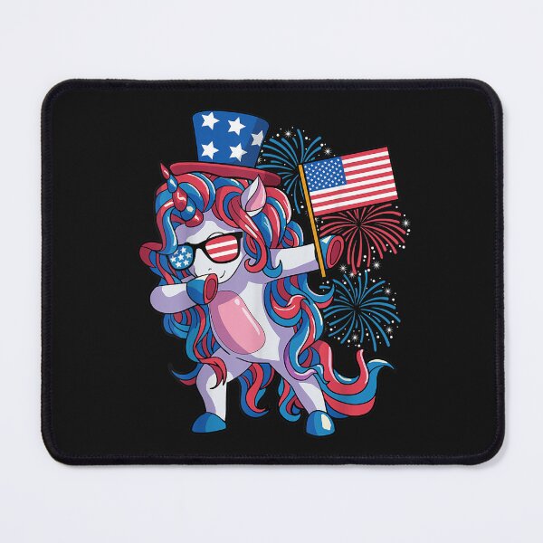 Item preview, 4th of July Unicorn Shirt Girls Kids Women American Dab T-Shirt designed and sold by Baron-Hagen.