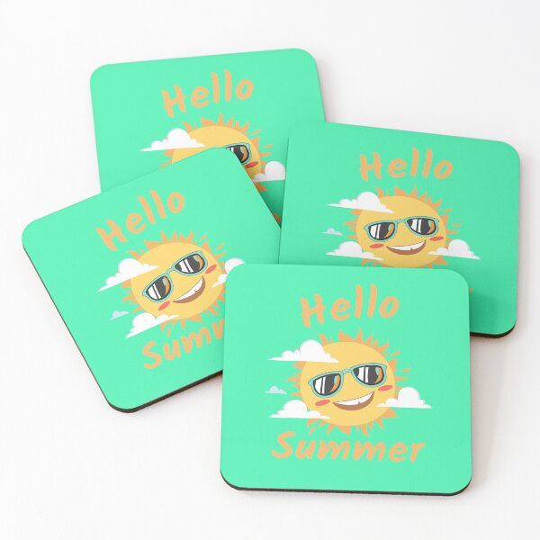 Item preview, Summer Fun adventure, Cute Smiling Sun Hello Summer design designed and sold by InspiredForever.