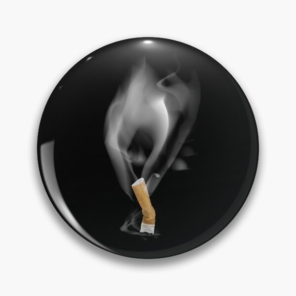 Item preview, Cigarrillo antitabaco siendo apagado por su humo designed and sold by mirrorimages.