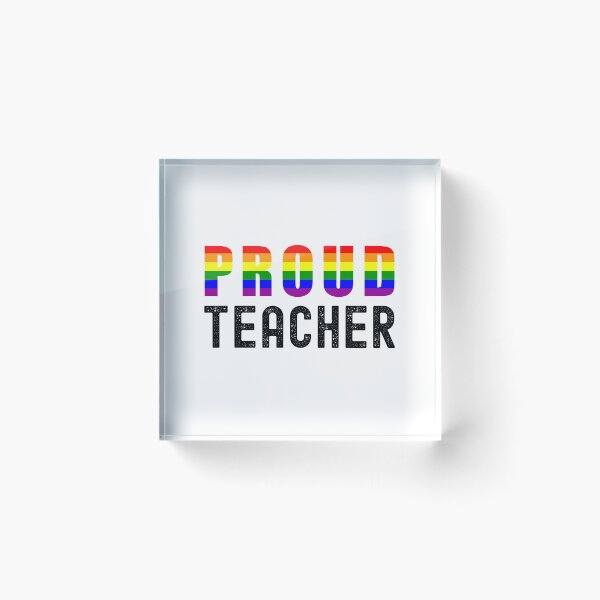 Item preview, Proud Teacher - Queer Teacher, Gay Pride Teacher, Gay Educator, LGBTQ Professor, Gay Teacher, Lesbian Teacher, Queer Educator, Gay Professor designed and sold by jadedscientist.