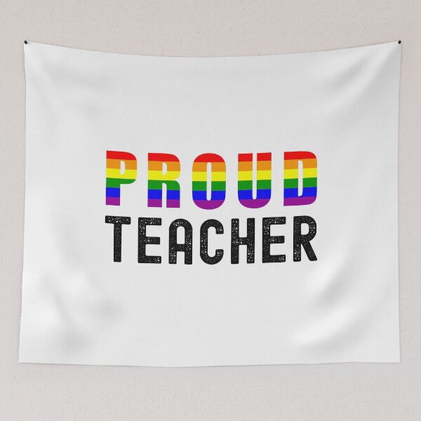 Item preview, Proud Teacher - Queer Teacher, Gay Pride Teacher, Gay Educator, LGBTQ Professor, Gay Teacher, Lesbian Teacher, Queer Educator, Gay Professor designed and sold by jadedscientist.