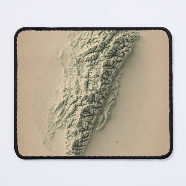 Item preview, Taiwan Relief Map 3D digitally-rendered designed and sold by ThinkAboutMaps.