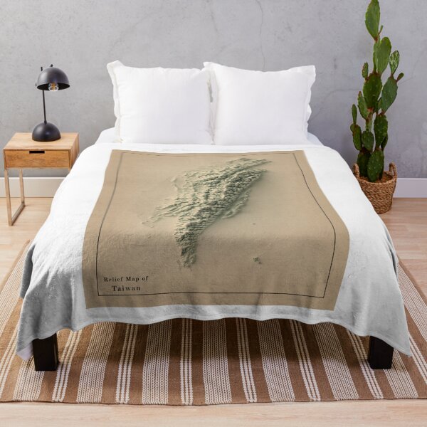Item preview, Taiwan Relief Map 3D digitally-rendered designed and sold by ThinkAboutMaps.