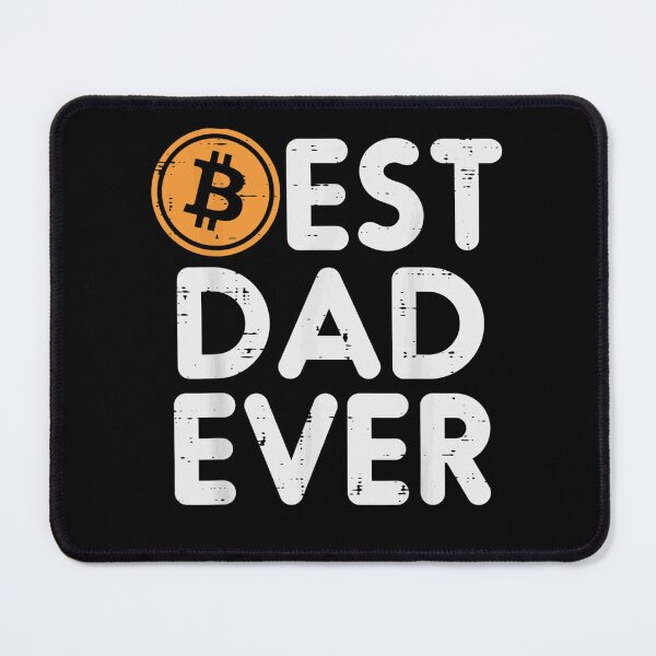 Item preview, Mens Best Dad Ever Bitcoin Crypto Cryptocurrency Daddy Papa Men  designed and sold by FideliaShop.