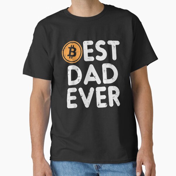 Item preview, Mens Best Dad Ever Bitcoin Crypto Cryptocurrency Daddy Papa Men  designed and sold by FideliaShop.