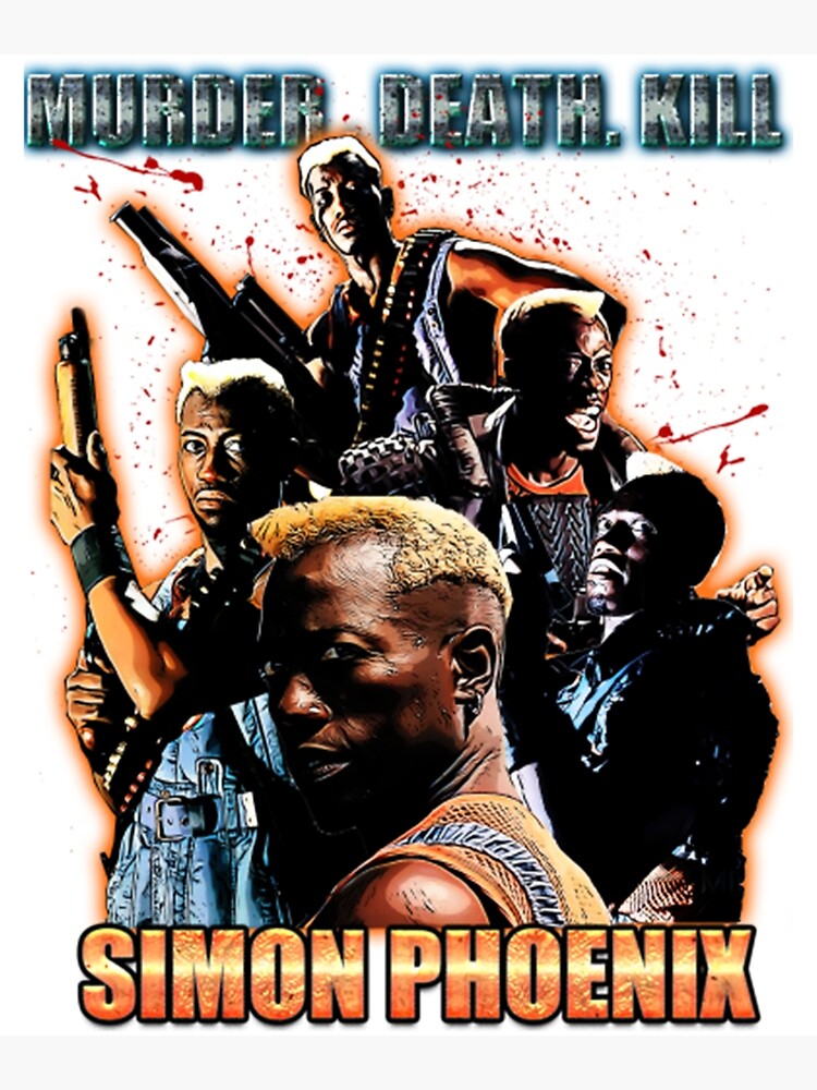 "Demolition Man, simon Phoenix" Poster for Sale by galoiver Redbubble