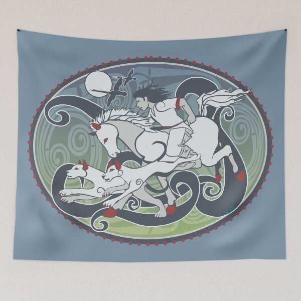 Item preview, Yr Helfa Wyllt | The Wild Hunt designed and sold by Aakheperure.