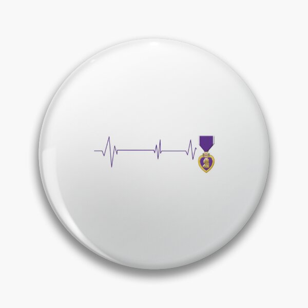 Item preview, Heart Beats Purple Heart US Military Purple Heart Veteran designed and sold by DropaRonny.