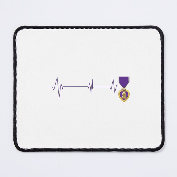Item preview, Heart Beats Purple Heart US Military Purple Heart Veteran designed and sold by DropaRonny.