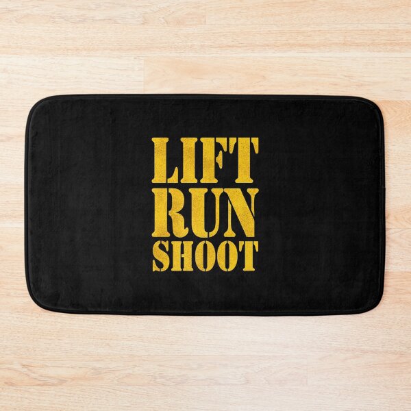 Item preview, Lift Run Shoot military Police operator fitness gym day designed and sold by DropaRonny.