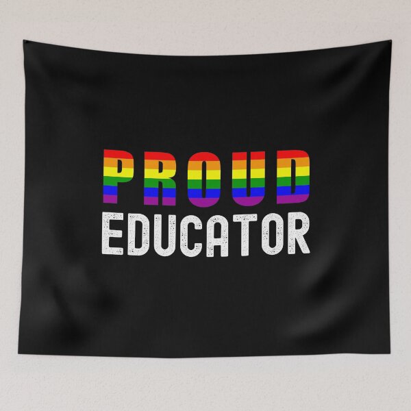 Item preview, Proud Educator - Queer Teacher, Gay Pride Teacher, Gay Educator, LGBTQ Professor, Gay Teacher, Lesbian Teacher, Queer Educator, Gay Professor designed and sold by jadedscientist.