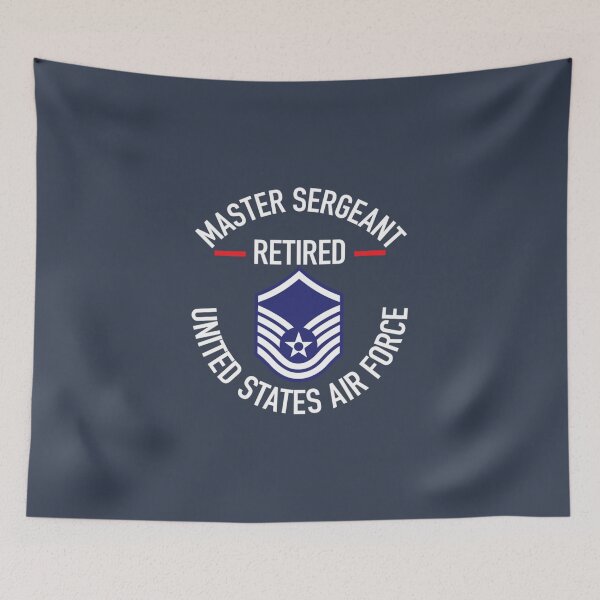 Item preview, Master Sergeant Retired Air Force Military Retirement Gifts  designed and sold by DropaRonny.