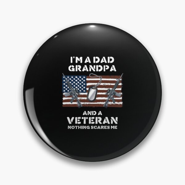 Item preview, Mens Grandpa and Military Veteran Fathers Day Funny  designed and sold by DropaRonny.
