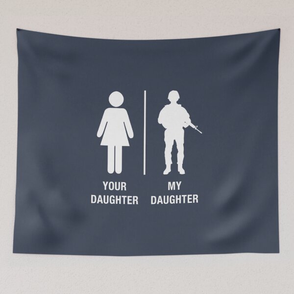 Item preview, Funny Soldier Daughter Shirt Military Your My Daughter designed and sold by DropaRonny.
