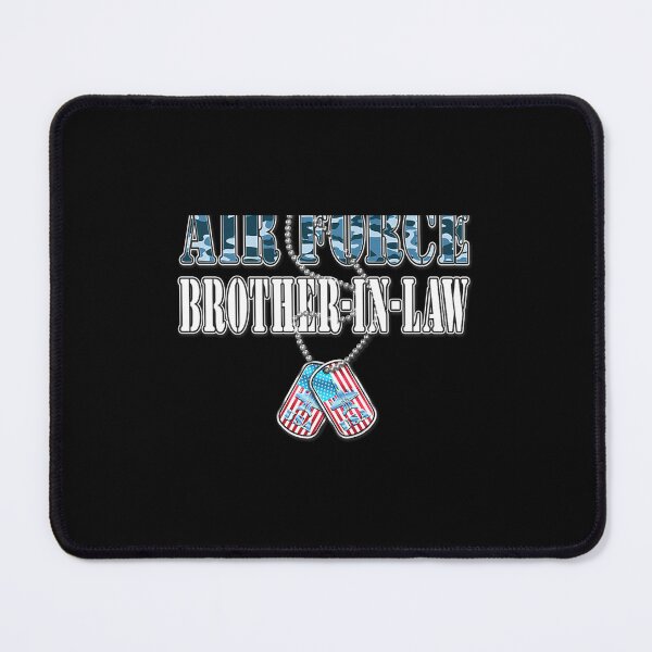 Item preview, Mens Proud Air Force Brother-In-Law US Flag Dog Tag Wing Military designed and sold by DropaRonny.