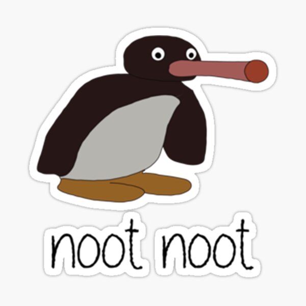 Vista previa del artículo con la obra «noot noot - Pingu», diseñado y vendido por CaroolBakker.