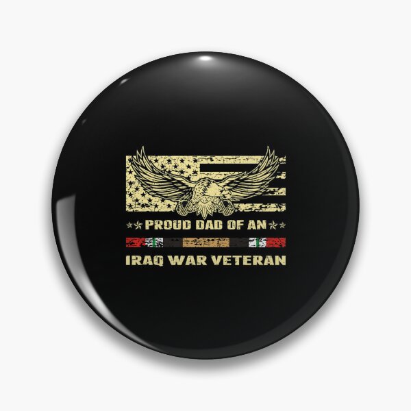 Item preview, Mens Proud Dad Of an Iraq War Veteran Military Vets Father designed and sold by DropaRonny.