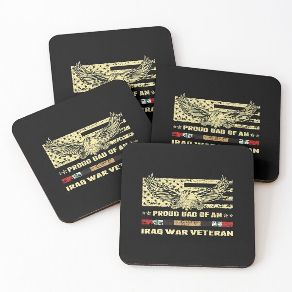 Item preview, Mens Proud Dad Of an Iraq War Veteran Military Vets Father designed and sold by DropaRonny.