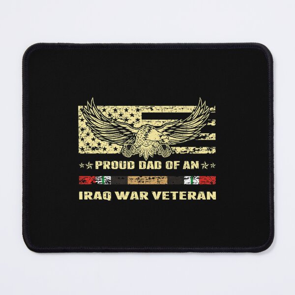 Item preview, Mens Proud Dad Of an Iraq War Veteran Military Vets Father designed and sold by DropaRonny.