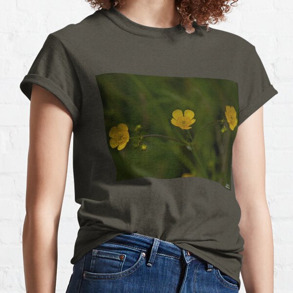 Three Meadow Buttercups - Burntollet Woods, County Derry Classic T-Shirt