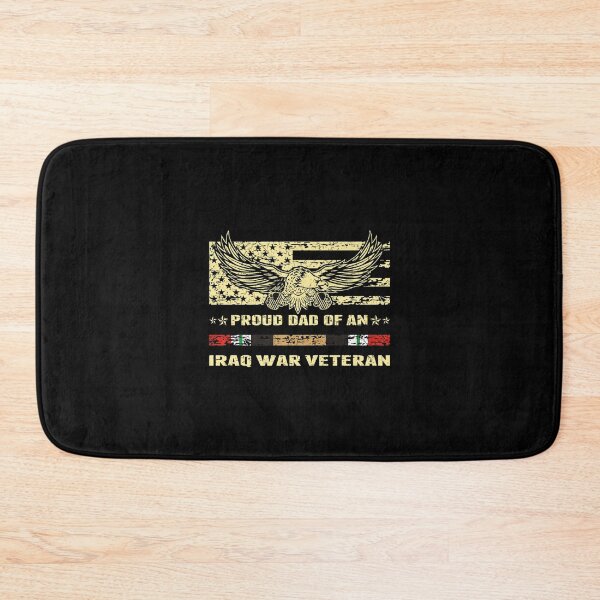 Item preview, Mens Proud Dad Of an Iraq War Veteran Military Vets Father designed and sold by DropaRonny.