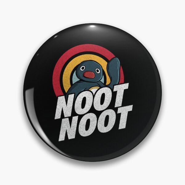 Item preview, Noot Noot Funny Penguin Vintage Rainbow Distressed   designed and sold by CaroolBakker.