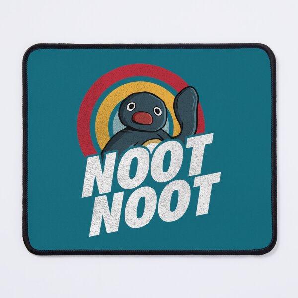 Item preview, Noot Noot Funny Penguin Vintage Rainbow Distressed   designed and sold by CaroolBakker.