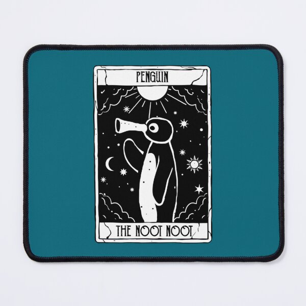 Item preview, Noot Noot Funny tarot card Penguin Vintage Rainbow Distressed   designed and sold by CaroolBakker.