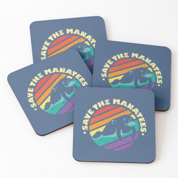 Item preview, Save The Manatees I Retro Manatees Pullover designed and sold by JungJinggg.