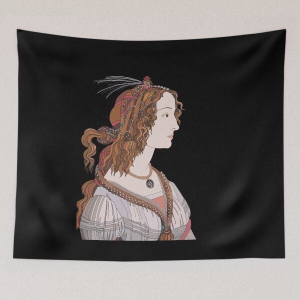 Item preview, Inspired by Sandro Botticelli’s Portrait of a Young Woman designed and sold by IdinDesignShop.